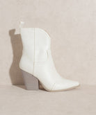 OASIS SOCIETY Ariella - Western Short Boots WHITE KKE Originals
