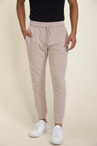 Mono B MEN - Micro-Ribbed Joggers Natural Mono B