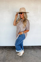 PREORDER: Blakeley Joey Washed Cotton Boyfriend Tee Fall Colors Womens