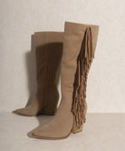 OASIS SOCIETY OUT WEST - Knee-High Fringe Boots KKE Originals