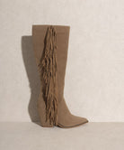 OASIS SOCIETY OUT WEST - Knee-High Fringe Boots KKE Originals