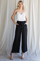 Jodifl City Ease Wide Leg Bottoms in Black Womens