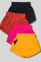 Windbreaker Smocked Waistband Running Shorts ZENANA