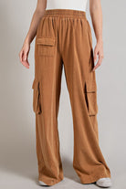 eesome Mineral Washed Cargo Pants CLAY eesome