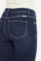 KanCan High Rise Button Down Cuffed Bermuda Jeans Kan Can USA