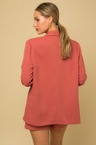 Gilli Double Breasted Blazer in Coral Gilli