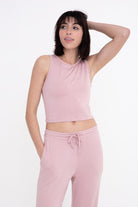 Mono B Lounge Terry Tank Top Rose Mono B