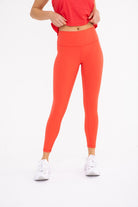 Mono B BRONZE - Manhattan Ultra Form Fit Leggings POPPY RED Mono B