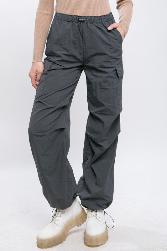 Love Tree Loose Fit Parachute Cargo Pants Love Tree