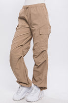 Love Tree Loose Fit Parachute Cargo Pants KHAKI Love Tree