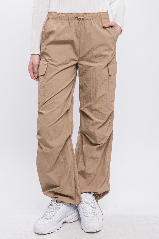 Love Tree Loose Fit Parachute Cargo Pants Love Tree