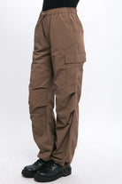 Love Tree Loose Fit Parachute Cargo Pants TRUFFLE Love Tree