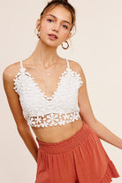 La Miel Crochet Lace Bralette Top La Miel