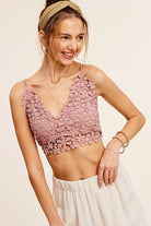 La Miel Crochet Lace Bralette Top La Miel