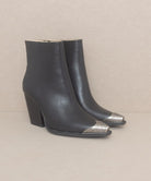 OASIS SOCIETY Zion - Bootie with Etched Metal Toe KKE Originals