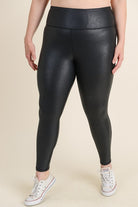 Mono B Curvy Black OG Foil High Waist Leggings Mono B