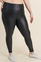 Mono B Curvy Black OG Foil High Waist Leggings Mono B