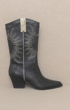 OASIS SOCIETY Halle - Paneled Cowboy Boots BLACK KKE Originals