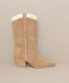 OASIS SOCIETY Halle - Paneled Cowboy Boots CAMEL KKE Originals