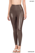 Zenana High Rise Faux Leather Leggings ZENANA