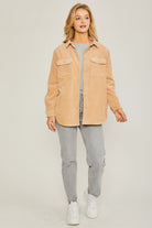 Love Tree Corduroy Reversible Button Down Jacket Coats & Jackets