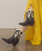 OASIS SOCIETY Houston - Layered Panel Cowboy Boots KKE Originals