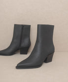 OASIS SOCIETY Miley - Alligator Print Booties KKE Originals