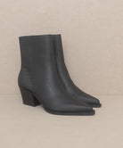 OASIS SOCIETY Miley - Alligator Print Booties KKE Originals