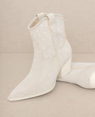 OASIS SOCIETY Cannes - Pearl Studded Western Boots KKE Originals