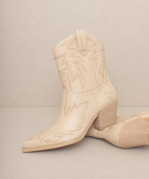 OASIS SOCIETY Nantes - Embroidered Cowboy Boots KKE Originals