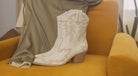 OASIS SOCIETY Nantes - Embroidered Cowboy Boots KKE Originals