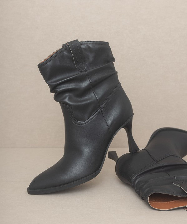 OASIS SOCIETY Riga - Western Inspired Slouch Boots KKE Originals