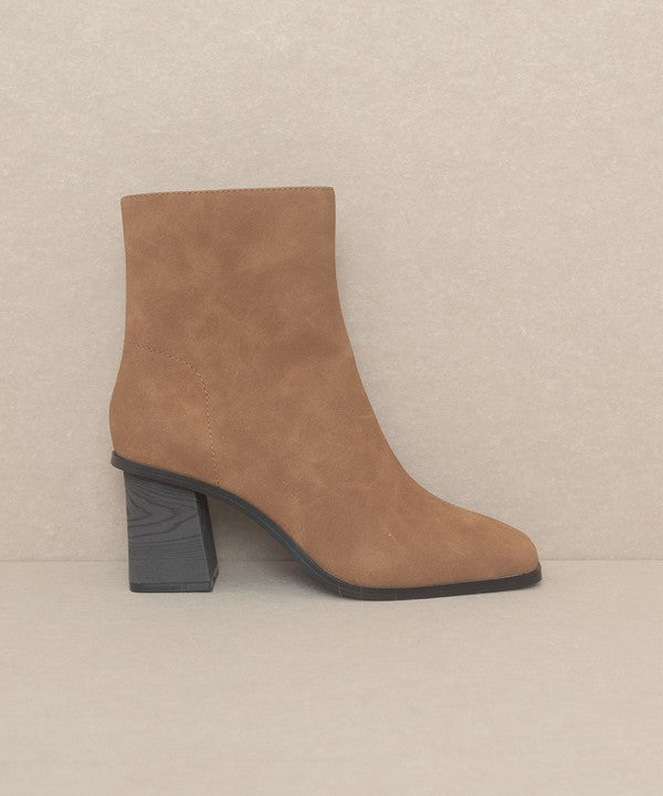 OASIS SOCIETY Vera - Square Toe Ankle Boots BROWN KKE Originals