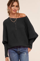 La Miel Mae Sweater BLACK Shirts & Tops