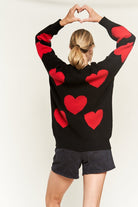 Jade by Jane Black & Red Heart Love Always Sweater