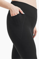 Mono B Curvy Tapered Band Essential High Waist Leggings Mono B