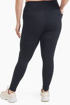 Mono B Curvy Tapered Band Essential High Waist Leggings Mono B