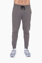 Mono B Sleek Knit Performance Joggers Olive Mono B