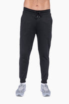 Mono B Sleek Knit Performance Joggers Black