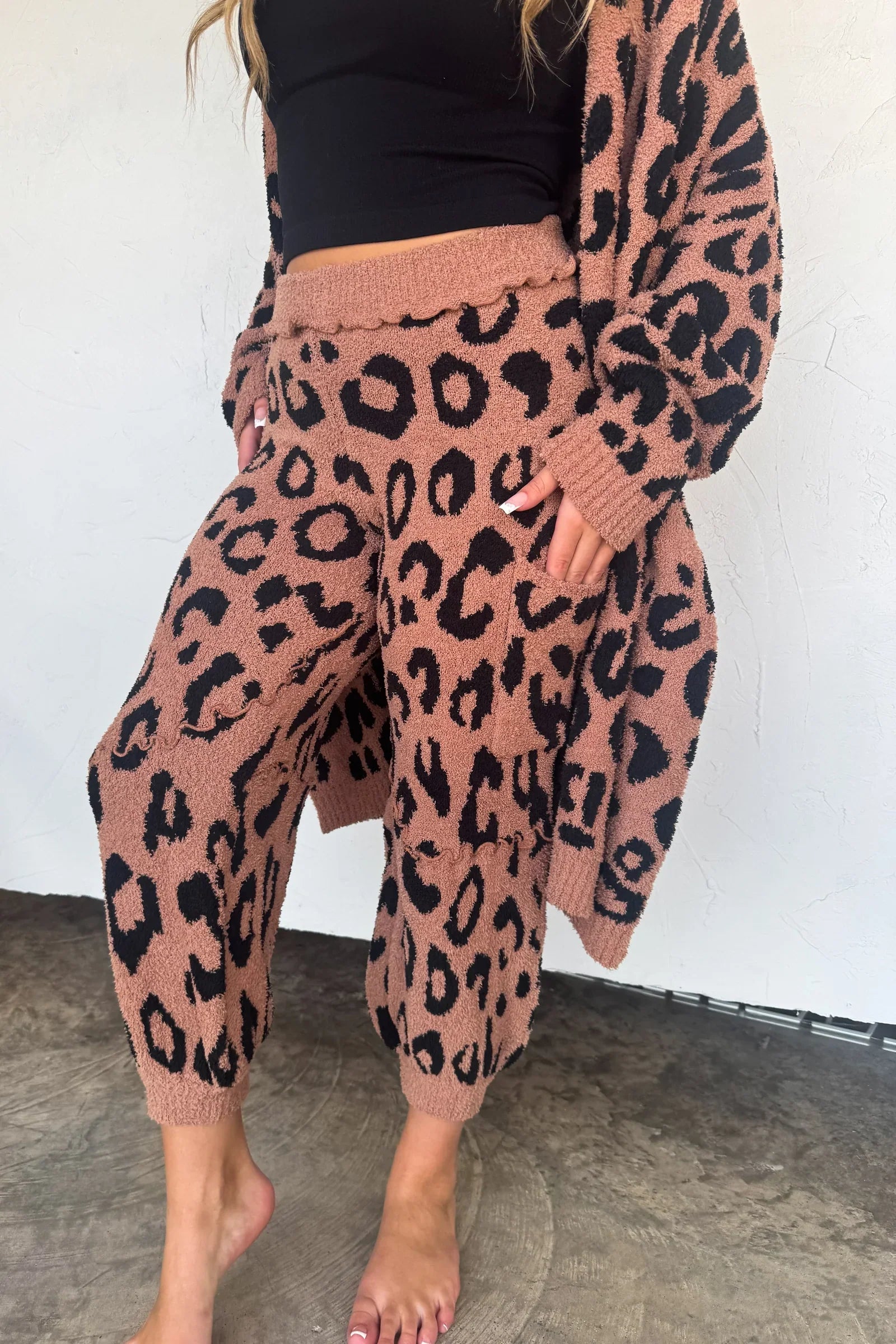 PREORDER: Blakeley Lightning & Cheetah Cloud Lounge Pants Womens