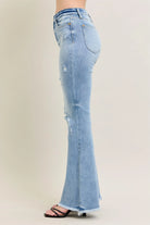 Judy Blue High Waisted Flare Jeans W/ Shield Pockets