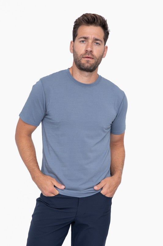 Mono B Men’s Pima Cotton Blend Short Sleeve Tee Mono B