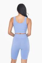 Mono B Ribbed Seamless Cropped Tank Top Mono B