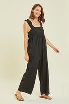 Heyson Wide Leg Jumpsuit Featured with Back Tie Detail Ave Shops