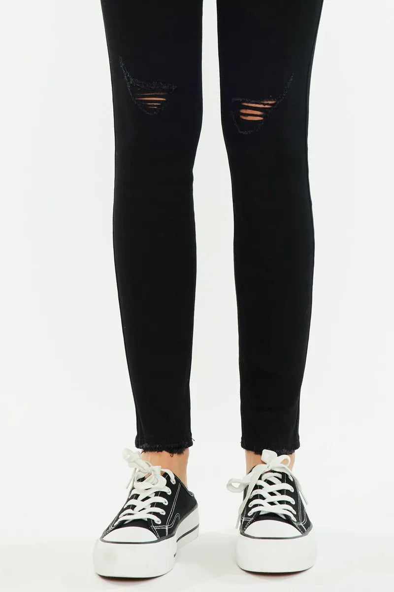 Kancan Distressed High Rise Super Skinny Jeans