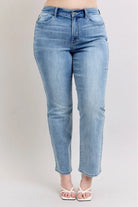 Judy Blue Plus Size High Waist Dad Jeans