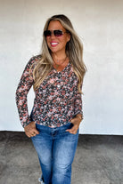 PREORDER: Blakeley Annie Vneck Mesh Top Womens