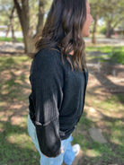 PREORDER: Best Selling Elliott Exposed Seam Sweatshirt in Five Colors Womens
