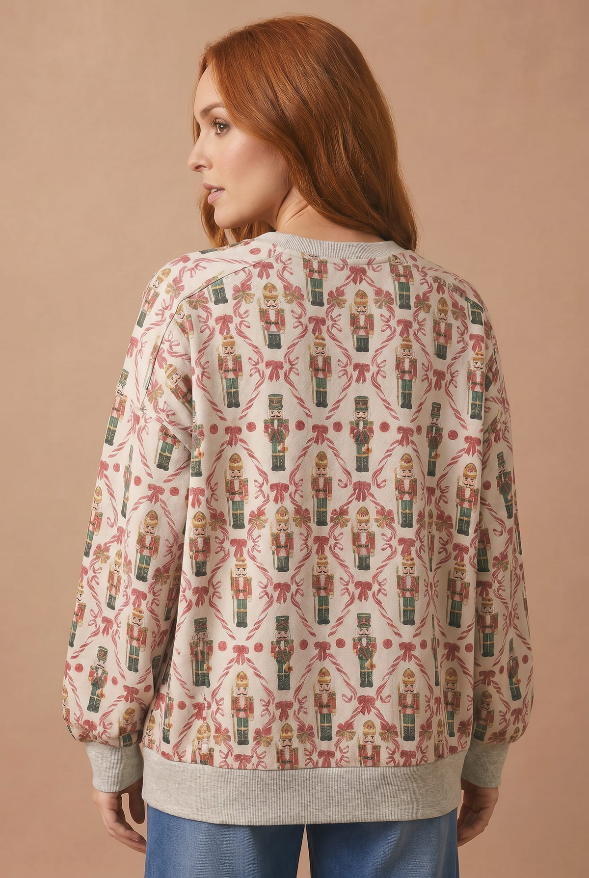 Haptics Nutcracker Sweet Printed Sweatshirt