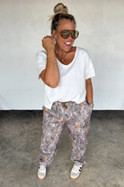PREORDER: Blakeley Hideaway Camo Joggers Womens